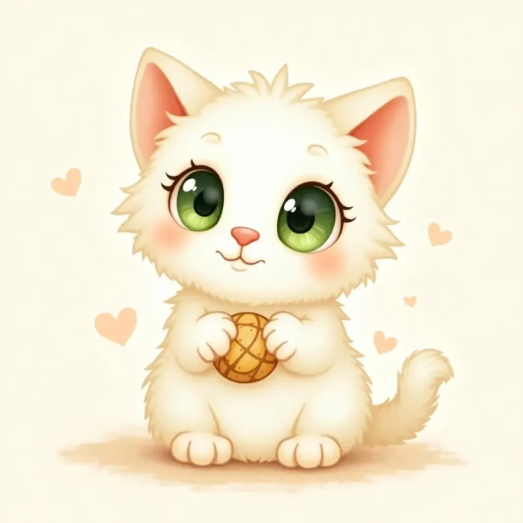 레오나르도AI에서 "귀여운 고양이" 프롬프트로 생성한 이미지
